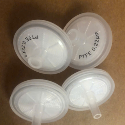 ĐẦU LỌC TRẮNG PTFE HYDROPHOBIC 0.22UM 25MM