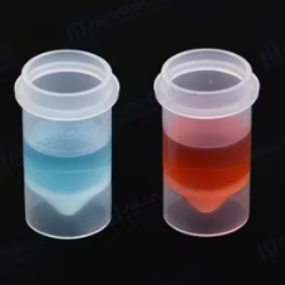 2mL 13x25mm Plastic Sample Vial. Conical Bottom. 1000pcs/pk.