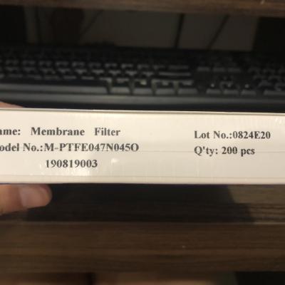MÀNG LỌC PTFE 47MM - 0.45UM (HỘP 200 TỜ)